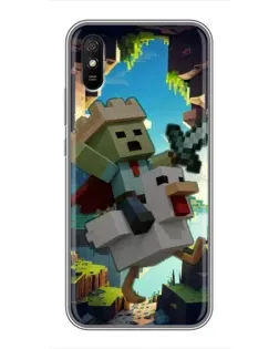 Чохол для Xiaomi Redmi 9A з картинкою «Стів та гусь» Чохол для Xiaomi Redmi 9A з картинкою «Стів та гусь»