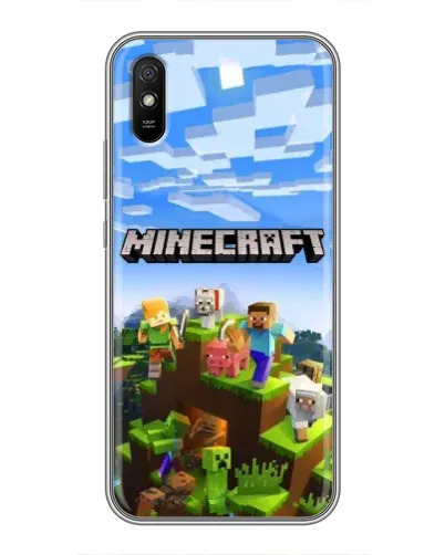 Чехол для Xiaomi Redmi 9A с картинкой «Minecraft классический мир» Чехол для Xiaomi Redmi 9A с картинкой «Minecraft классический мир»