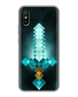 Чохол для Xiaomi Redmi 9A з картинкою «Алмазний меч неон» Чохол для Xiaomi Redmi 9A з картинкою «Алмазний меч неон»