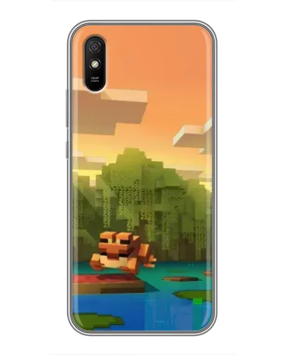 Чехол для Xiaomi Redmi 9A с картинкой «Майнкрафт закат солнца» Чехол для Xiaomi Redmi 9A с картинкой «Майнкрафт закат солнца»