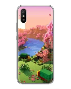 Чохол для Xiaomi Redmi 9A з картинкою «Рожеве дерево Minecraft» Чохол для Xiaomi Redmi 9A з картинкою «Рожеве дерево Minecraft»