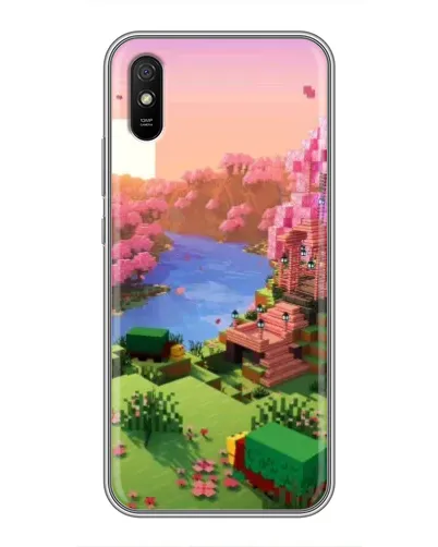 Чехол для Xiaomi Redmi 9A с картинкой «Розовое дерево Minecraft» Чехол для Xiaomi Redmi 9A с картинкой «Розовое дерево Minecraft»