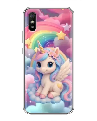 Чехол для Xiaomi Redmi 9A с картинкой «Маленький единорог»