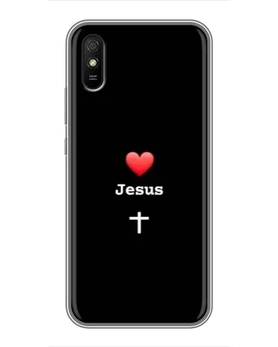 Чехол для Xiaomi Redmi 9A с картинкой «Сердце - Jesus» Чехол для Xiaomi Redmi 9A с картинкой «Сердце - Jesus»