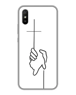 Чехол для Xiaomi Redmi 9A с картинкой «Рука держит» Чехол для Xiaomi Redmi 9A с картинкой «Рука держит»