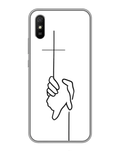 Чехол для Xiaomi Redmi 9A с картинкой «Рука держит» Чехол для Xiaomi Redmi 9A с картинкой «Рука держит»