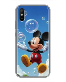 Чехол для Xiaomi Redmi 9A с картинкой «Mickey и мыльные пузыри» Чехол для Xiaomi Redmi 9A с картинкой «Mickey и мыльные пузыри»