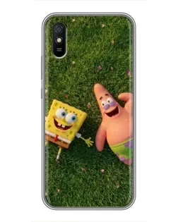 Чехол для Xiaomi Redmi 9A с картинкой «Друзья на лужайке» Чехол для Xiaomi Redmi 9A с картинкой «Друзья на лужайке»