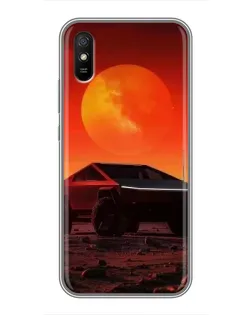 Чохол для Xiaomi Redmi 9A з картинкою «Cybertruck на Марсі» Чохол для Xiaomi Redmi 9A з картинкою «Cybertruck на Марсі»