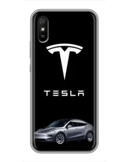 Чохол для Xiaomi Redmi 9A з картинкою «Tesla Model Y» Чохол для Xiaomi Redmi 9A з картинкою «Tesla Model Y»