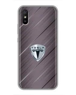 Чохол для Xiaomi Redmi 9A з картинкою «Металева текстура Tesla» Чохол для Xiaomi Redmi 9A з картинкою «Металева текстура Tesla»