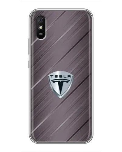 Чехол для Xiaomi Redmi 9A с картинкой «Металлическая текстура Tesla» Чехол для Xiaomi Redmi 9A с картинкой «Металлическая текстура Tesla»