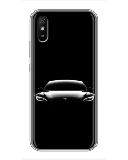 Чохол для Xiaomi Redmi 9A з картинкою «Фари Tesla Night» Чохол для Xiaomi Redmi 9A з картинкою «Фари Tesla Night»