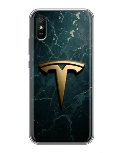 Чехол для Xiaomi Redmi 9A с картинкой «Мраморная Tesla Gold» Чехол для Xiaomi Redmi 9A с картинкой «Мраморная Tesla Gold»