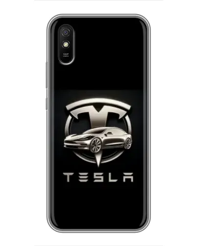 Чехол для Xiaomi Redmi 9A с картинкой «Tesla — серебристое авто» Чехол для Xiaomi Redmi 9A с картинкой «Tesla — серебристое авто»