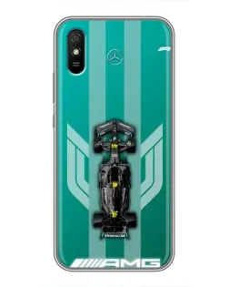 Чехол для Xiaomi Redmi 9A с картинкой «Mercedes AMG Petronas»