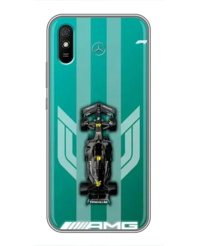 Чехол для Xiaomi Redmi 9A с картинкой «Mercedes AMG Petronas»