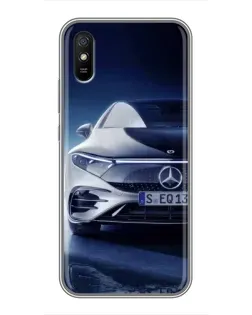 Чехол для Xiaomi Redmi 9A с картинкой «Mercedes EQ — будущее»