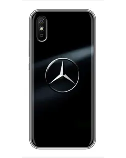 Чехол для Xiaomi Redmi 9A с картинкой «Mercedes на металле» Чехол для Xiaomi Redmi 9A с картинкой «Mercedes на металле»