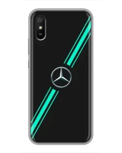 Чехол для Xiaomi Redmi 9A с картинкой «Спортивные линии Mercedes» Чехол для Xiaomi Redmi 9A с картинкой «Спортивные линии Mercedes»