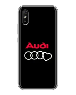 Чохол для Xiaomi Redmi 9A з картинкою «Логотип Audi Heart» Чохол для Xiaomi Redmi 9A з картинкою «Логотип Audi Heart»