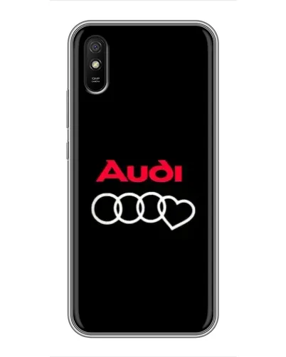 Чехол для Xiaomi Redmi 9A с картинкой «Логотип Audi Heart»