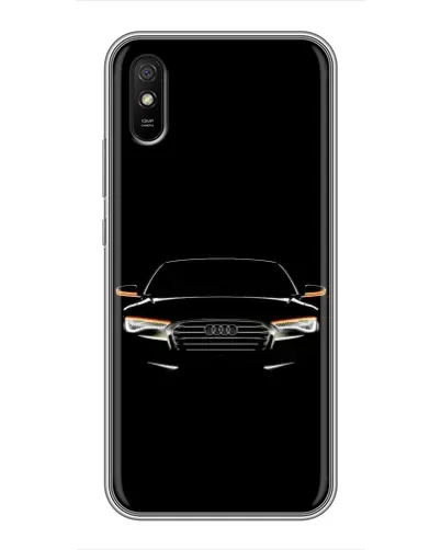 Чехол для Xiaomi Redmi 9A с картинкой «Audi — ночной контур»