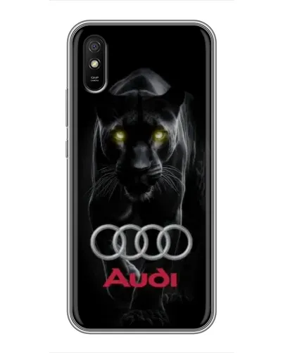 Чехол для Xiaomi Redmi 9A с картинкой «Пантера и Audi»