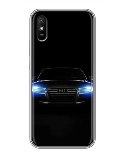 Чехол для Xiaomi Redmi 9A с картинкой «Audi в неоне»