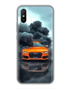 Чохол для Xiaomi Redmi 9A з картинкою «Audi у хмарах диму» Чохол для Xiaomi Redmi 9A з картинкою «Audi у хмарах диму»