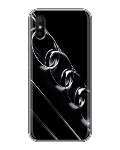 Чехол для Xiaomi Redmi 9A с картинкой «Audi — абстрактные кольца»