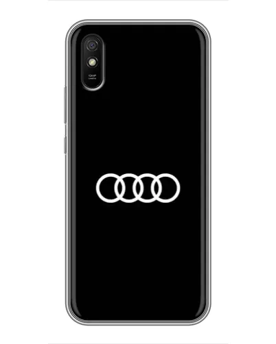 Чехол для Xiaomi Redmi 9A с картинкой «Audi White Logo»