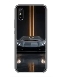Чохол для Xiaomi Redmi 9A з картинкою «Lamborghini золоті лінії» Чохол для Xiaomi Redmi 9A з картинкою «Lamborghini золоті лінії»