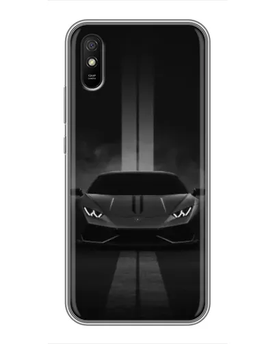 Чехол для Xiaomi Redmi 9A с картинкой «Lamborghini симметрия дорог»
