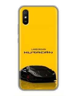 Чехол для Xiaomi Redmi 9A с картинкой «Lamborghini Huracan черный»
