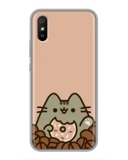 Чохол для Xiaomi Redmi 9A з картинкою «Кавовий Пушин»