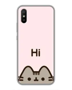 Чохол для Xiaomi Redmi 9A з картинкою «Пушин каже Hi»