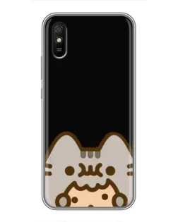 Чохол для Xiaomi Redmi 9A з картинкою «Пушин на чорному»