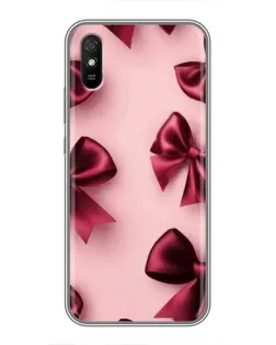 Чехол для Xiaomi Redmi 9A с картинкой «Бордовый атлас»