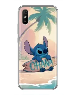 Чехол для Xiaomi Redmi 9A с картинкой «Стич на серфе»