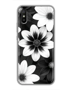Чехол для Xiaomi Redmi 9A с картинкой «Монохромные астры» Чехол для Xiaomi Redmi 9A с картинкой «Монохромные астры»