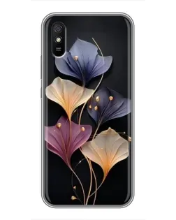 Чехол для Xiaomi Redmi 9A с картинкой «Лиловые цветы грации» Чехол для Xiaomi Redmi 9A с картинкой «Лиловые цветы грации»