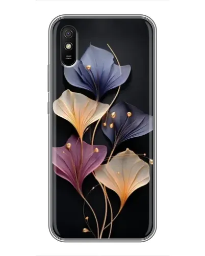 Чехол для Xiaomi Redmi 9A с картинкой «Лиловые цветы грации»