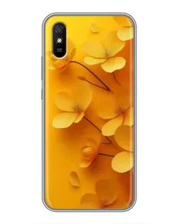 Чехол для Xiaomi Redmi 9A с картинкой «Золотые лепестки» Чехол для Xiaomi Redmi 9A с картинкой «Золотые лепестки»