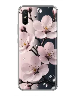 Чехол для Xiaomi Redmi 9A с картинкой «Нежная сакура и капли» Чехол для Xiaomi Redmi 9A с картинкой «Нежная сакура и капли»