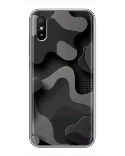 Чехол для Xiaomi Redmi 9A с картинкой «Темный абстрактный камуфляж» Чехол для Xiaomi Redmi 9A с картинкой «Темный абстрактный камуфляж»