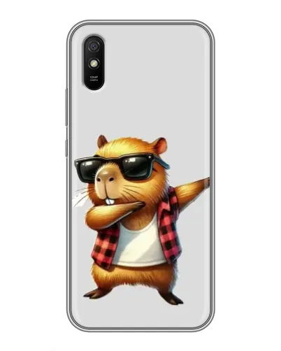 Чехол для Xiaomi Redmi 9A с картинкой «Капибара рэпер даб» Чехол для Xiaomi Redmi 9A с картинкой «Капибара рэпер даб»