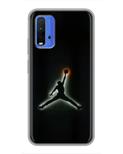Чехол для Xiaomi Redmi 9T с картинкой «Jordan Gradient Logo»