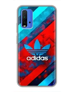 Чехол для Xiaomi Redmi 9T с картинкой «Абстракция Adidas»