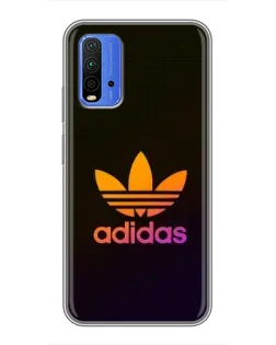 Чехол для Xiaomi Redmi 9T с картинкой «Градиент Adidas»